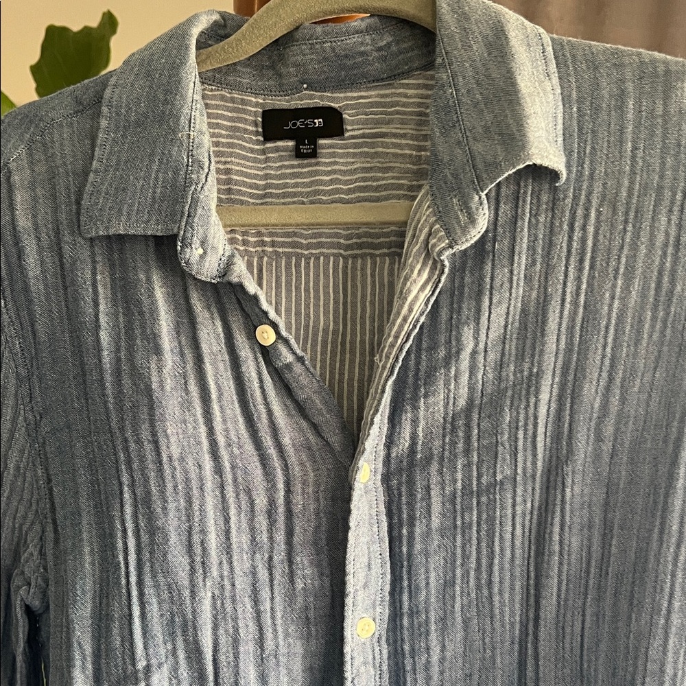 Joe's Jeans Casual Denim Blue Shirt